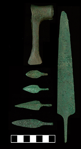 Objects recovered from Salut, a site in Nizwa, Oman.